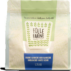 FARINE BLANCHE NON BLANCHIE BIOLOGIQUE 1.75KG