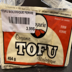 TOFU BIOLOGIQUE FERME (FRAIS)