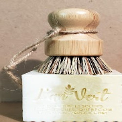 BROSSE A RÉCURER EN BAMBOU