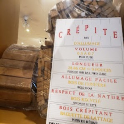 CRÉPITE, BOIS D'ALLUMAGE